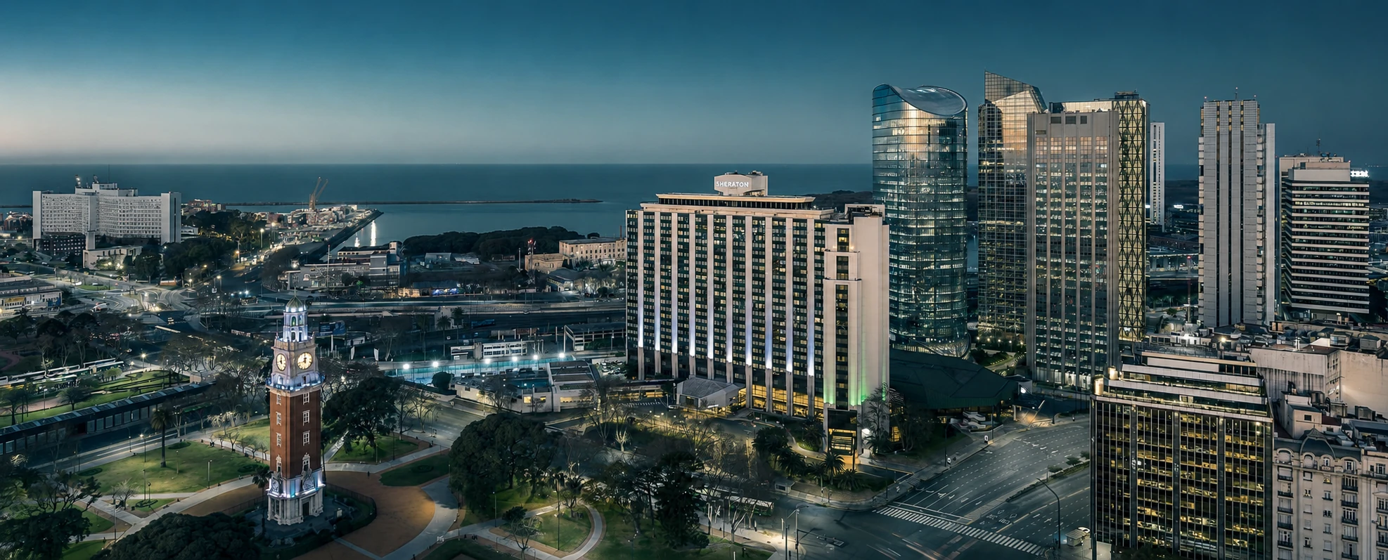 Vista aérea del Sheraton Retiro, sede del Congreso FICS 2026